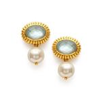 Julie Vos:  Byzantine Pearl Drop Earring