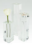 Tizo Crystal Glass Bud Vase/Candleholder (large)