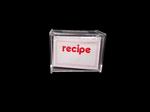 Acrylic Recipe Box
