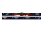 Smathers and Branson Lures Needlepoint Belt 