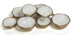 Zodax Gold/White Bowls Cluster